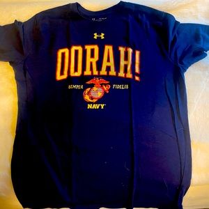 US Naval Academy mens under armour t shirt 2 XL